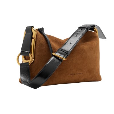 THE SCENE MEDIUM SHOULDER BAG IN SUEDE